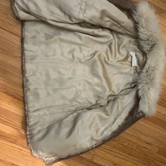 Mink and fox fur coat. - Picture 8 of 9